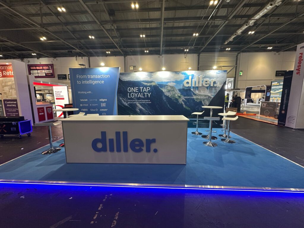 Diller expo stand at RTS26